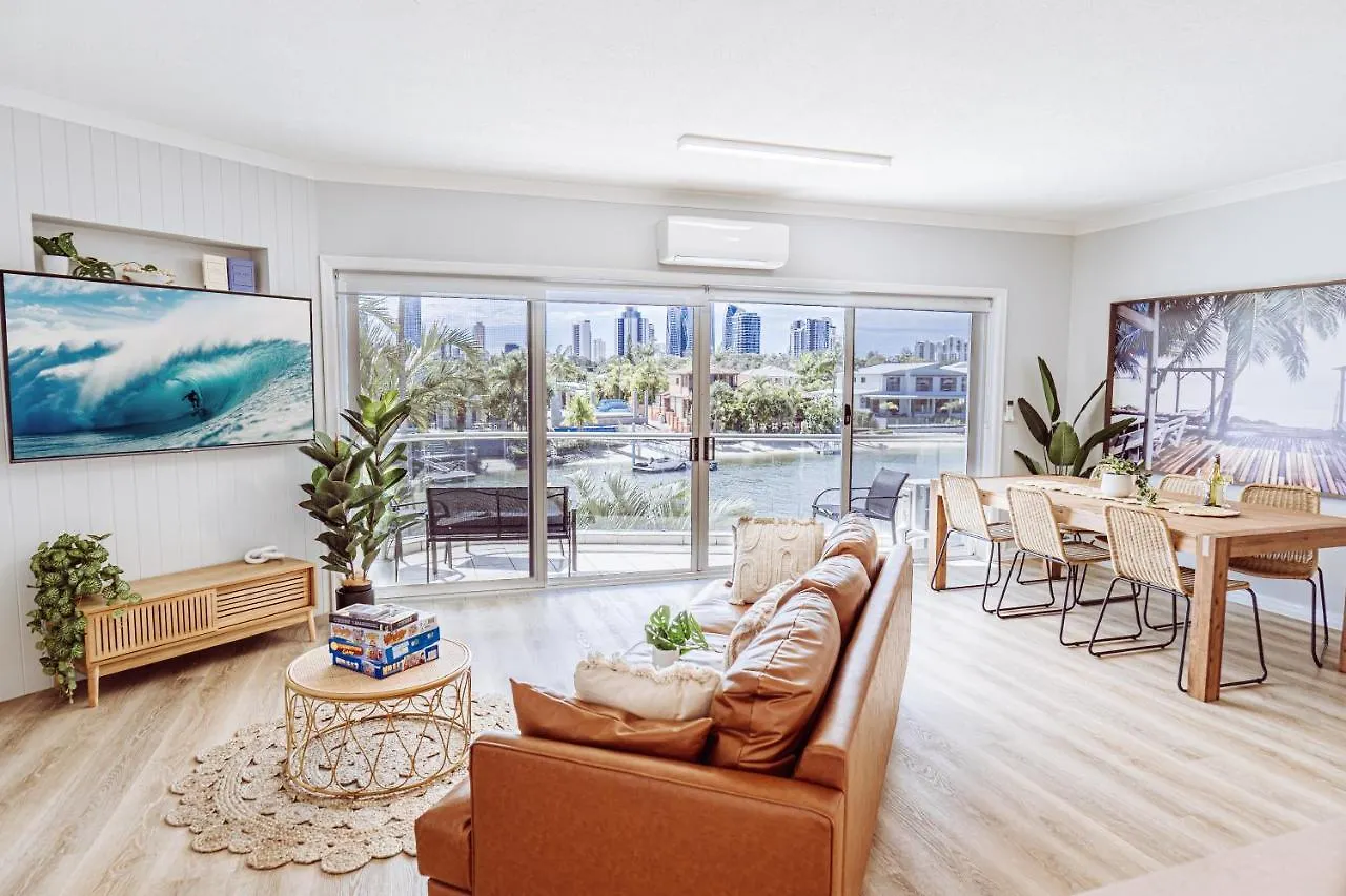 Luxury Canal Paradise, 3 Bed Apartment In Broadbeach Waters Gold Coast